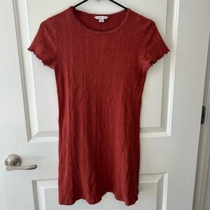 American Eagle Outfitters Rust Mini Dress